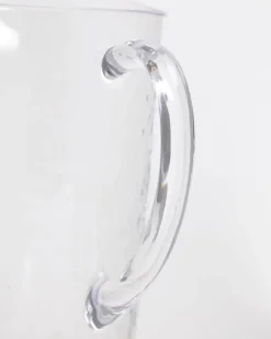 Clear Hammered Jug