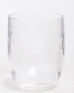 Clear Hammered Tumbler