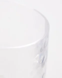 Clear Hammered Tumbler