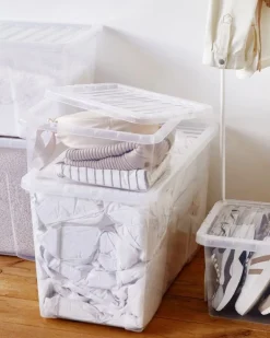 Clear Storage Box With Lid