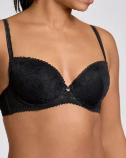 Cleo Padded Lace Balcony Bra