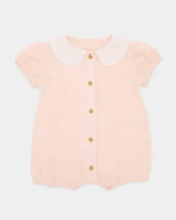 Collar Romper (Newborn-12 Months)