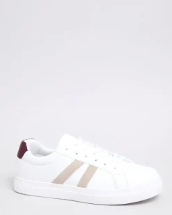 Contrast Casual White Trainers