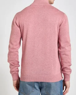 Cotton Quarter Zip Jumper