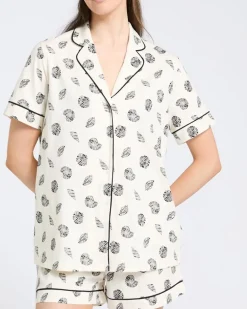 Cotton Revere Shorts Pyjama Set