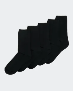 Cotton Rich Crew Socks - Pack Of 5