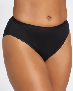 Cotton Rich High Leg Knickers - Pack Of 3