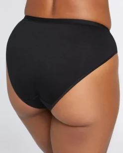 Cotton Rich High Leg Knickers - Pack Of 3