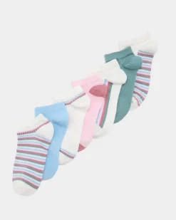 Cotton Rich Trainer Socks - Pack Of 7