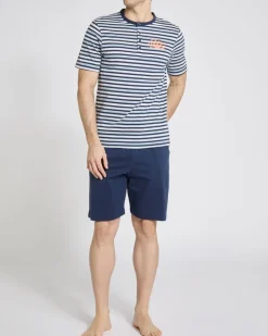 Cotton T-Shirt And Shorts Pyjama Set