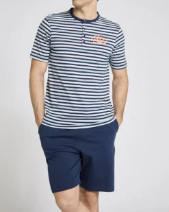 Cotton T-Shirt And Shorts Pyjama Set