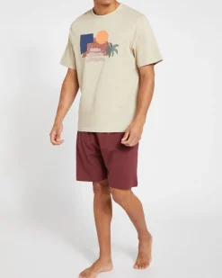 Cotton T-Shirt And Shorts Pyjama Set