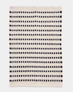Cotton Weave Stripe Bath Mat