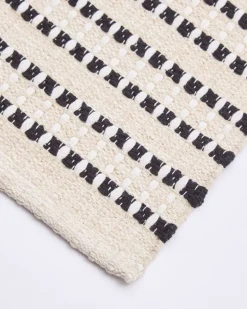 Cotton Weave Stripe Bath Mat