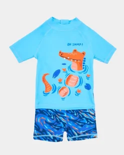 Crocodile Rashguard Set (9 Months-6 Years)