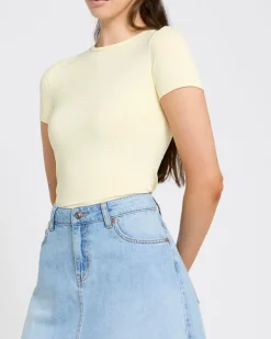 Crop Fitted Polyamide Stretch Top