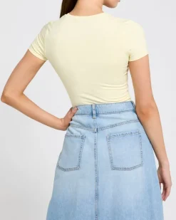 Crop Fitted Polyamide Stretch Top