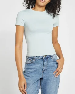 Crop Fitted Polyamide Stretch Top