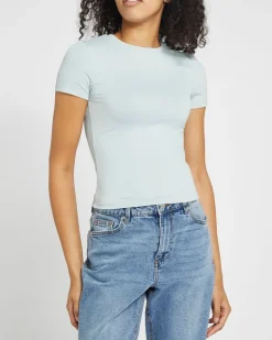 Crop Fitted Polyamide Stretch Top
