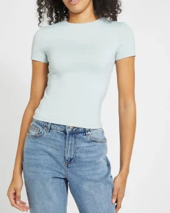 Crop Fitted Polyamide Stretch Top