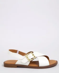 Cross Strap Flat Sandal