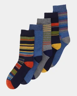 Cushion Sole Socks - Pack Of 5