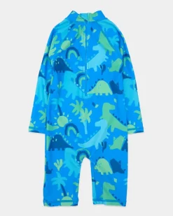 Dino Unitard Swimsuit Set (6 Months-6 Years) - 2 Pieces
