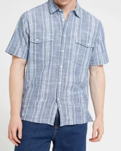 Double Pocket Stripe Shirt