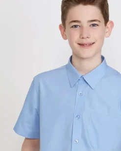 Easy Care Short-Sleeved Shirts - Pack Of 3 (4-16 Years)