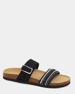 Embellised Footbed Sandal