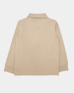 Embroidered Long-Sleeved Polo Shirt (6 Months-5 Years)