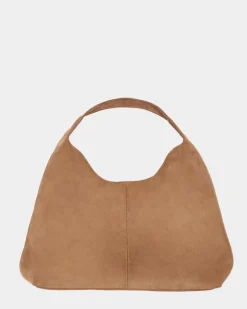 Faux Suede Tote Bag