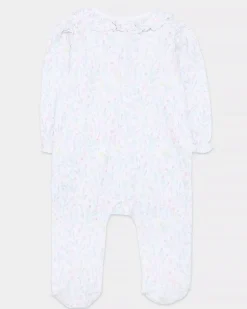 Floral Collar Sleepsuit (Newborn-12 Months)