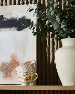 Floral Footed Mug