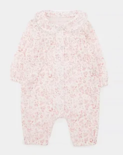 Floral Sleepsuit (Newborn-12 Months)