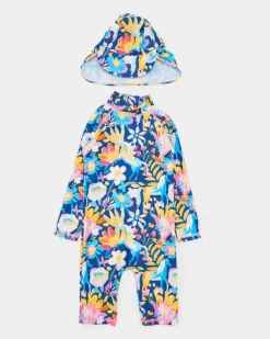 Floral Unitard (6 Months-6 Years) - 2 Pieces
