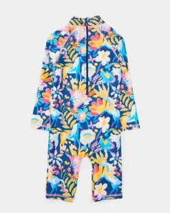 Floral Unitard (6 Months-6 Years) - 2 Pieces