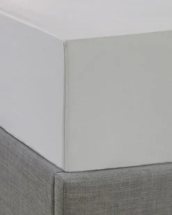 Francis Brennan the Collection Extra Deep Grey Fitted Sheet