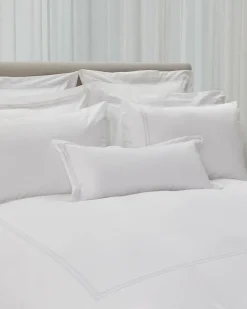 Francis Brennan the Collection White Stripe Bolster