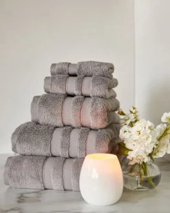 Francis Brennan the Collection Grey Rope Towel