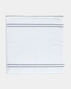 Francis Brennan the Collection Grey Stripe Square Mat