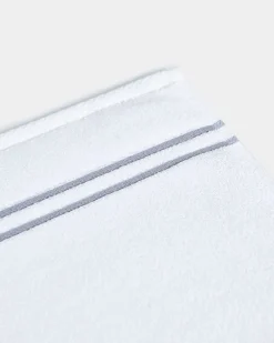 Francis Brennan the Collection Grey Stripe Square Mat