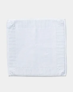 Francis Brennan the Collection White Square Bath Mat