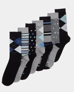 Fresher Feet Cotton Rich Socks - Pack Of 7