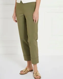 Gallery 7/8 Turn Up Crop Trousers