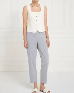 Gallery 7/8 Turn Up Crop Trousers
