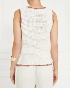 Gallery Alba Contrast Knit Waistcoat