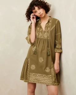 Gallery Embroidered Tunic Dress