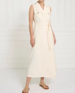 Gallery Frieda Belted Cargo Midi Dress