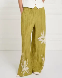 Gallery Frieda Embrodiered Co-Ord Suit Trousers
